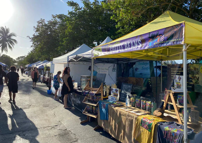 Killer Coffee at Farmer's Market in South Florida