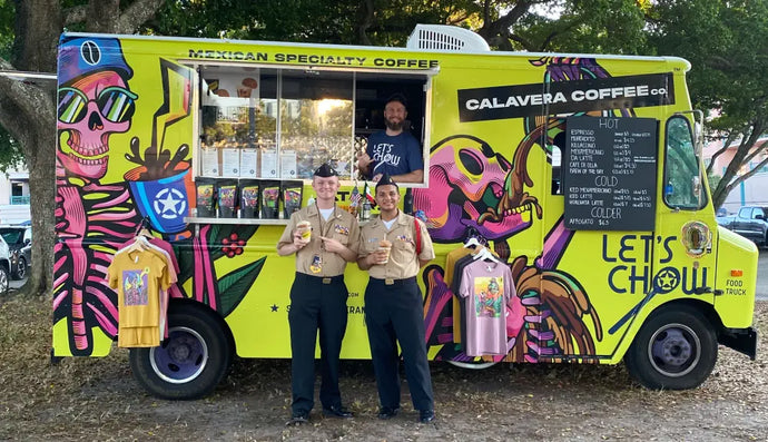 Honoring Our Heroes: Calavera Coffee Truck Joins Boca Raton's Tribute to Veterans