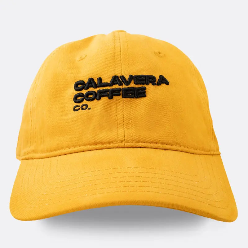 Calavera Coffee Hat Yellow