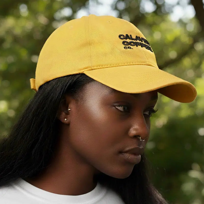 Calavera Coffee Hat Yellow